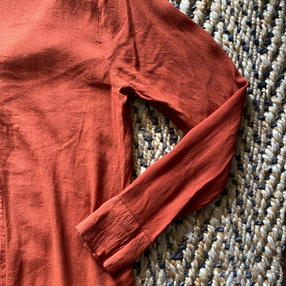 Madewell Heather Long-Sleeve Button-Front Dress - Picture 7 of 12